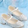 Wholesale Kids Girls Crystal Princess Shoes Wholesale A