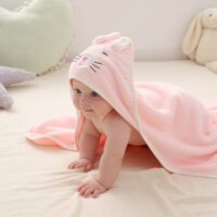 Wholesale Newborn Baby Cartoon Animal Swaddling Bath To