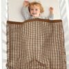 Wholesale Newborn Checked Knitting Blankets Baby Access