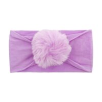 Wholesale Nylon Hair Ball Turban Wholesale Baby Headban