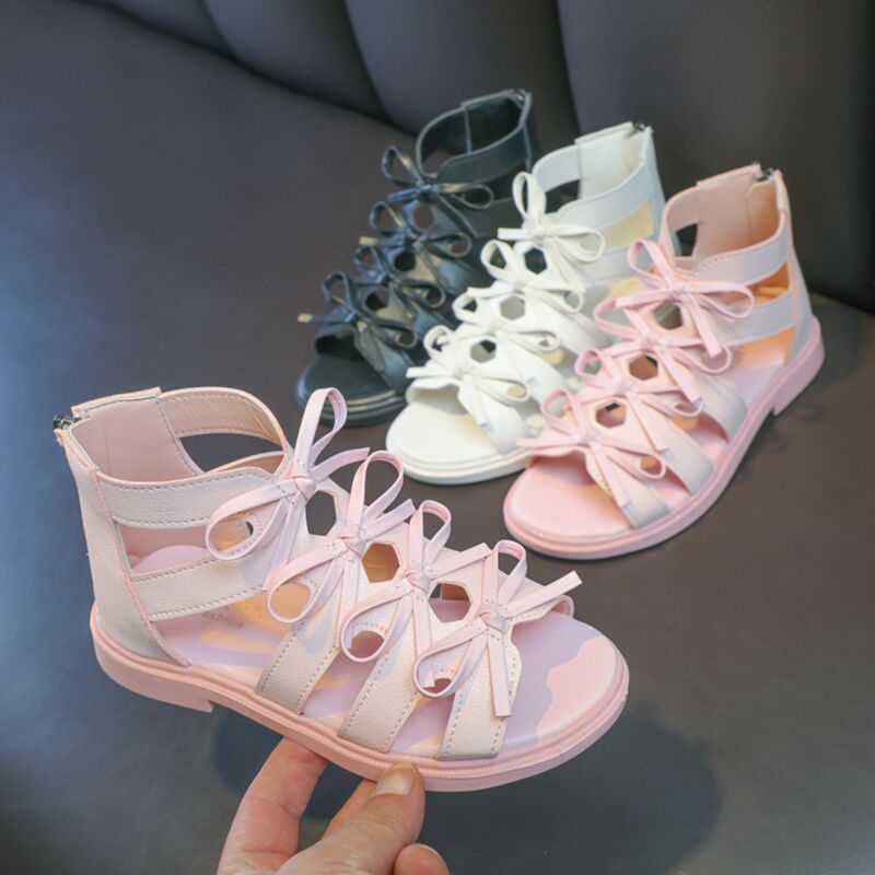 Wholesale Open Toe Princess Sandals Roman Shoes For Gir