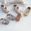 Wholesale Plaid Floral Polka Dot Baby Toddler Shoes Who