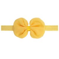 Wholesale Solid Color Chiffon Bow Baby Headband KH11620