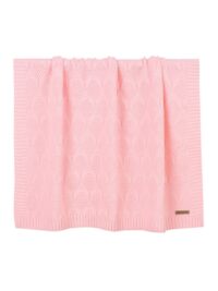 Wholesale Solid Color Knitted Baby Blanket 21022167 - k