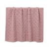 Wholesale Solid Color Twist Knitted Baby Blanket 210905