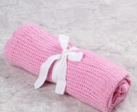 Wholesale Solid Color Yarn Infant Wholesale Baby Blanke