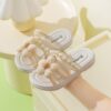 Wholesale Thick Bottom Flower Slippers For Litter Girls