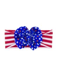 Wholesale Two-Piece Baby Girl Independence Day Bow Head
