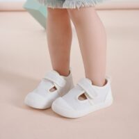 Wholesale Velcro Casual Mesh Breathable Toddler Shoes W