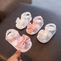 Wholesale Wholesale Baby Shoes Lace Bow Summer Sandals