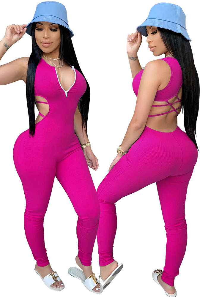 Women Casual Sporty Jumpsuit