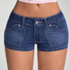 Women Casual Stretchy Denim Shorts