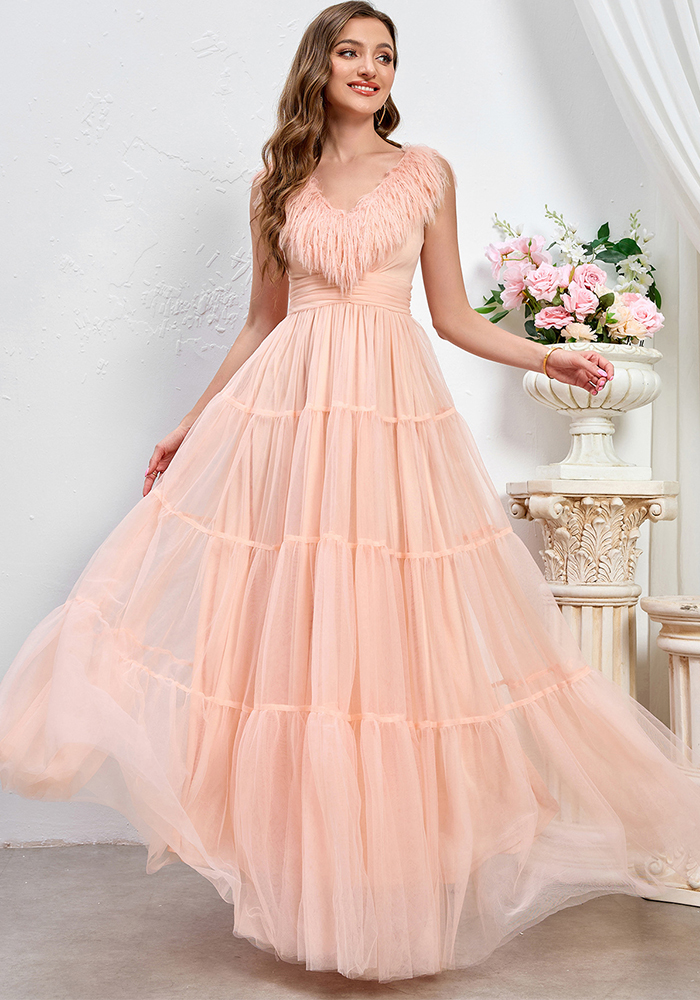 Women French Summer Beach Formal Party Dress