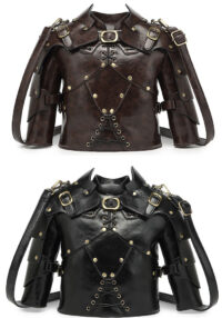 Women retro shoulder helmet armor handbag S crossbody bag