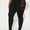 Women Sexy Lace Patchwork See-Through Pant