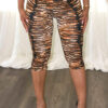 Women Sexy Tiger Printed Three-Piece Pants
