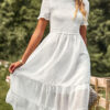 Women summer short sleeve dress