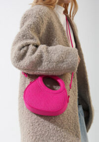 Women winter handbag single shoulder pleated Casual crossbody bag