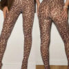 Women's High Waist Leopard Print Leggings