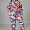 Women's Sexy Fashion Casual Camouflage Print Hooded Two-Piece Pants Set