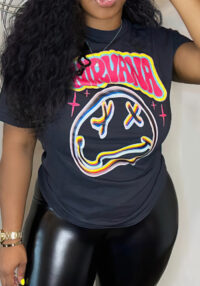 Women's Short-Sleeved Printed T-Shirt