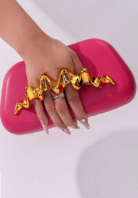 Women's Shoulder/Crossbody Bag Unique PU Wristlet Clutch for Wedding & Evening Party