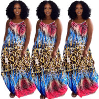 Women's Tie-Dye Multi-Color Camisole Dress
