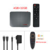 1 Abs Material Ax95 Smart Tv Box Android 9.0 Supports Dolby Tv Version Google Store 4+32G_US+G10S remote control