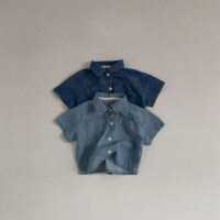 2 Pieces Set Baby Kid Unisex Solid Color Shirts And Shorts Wholesale 220902156