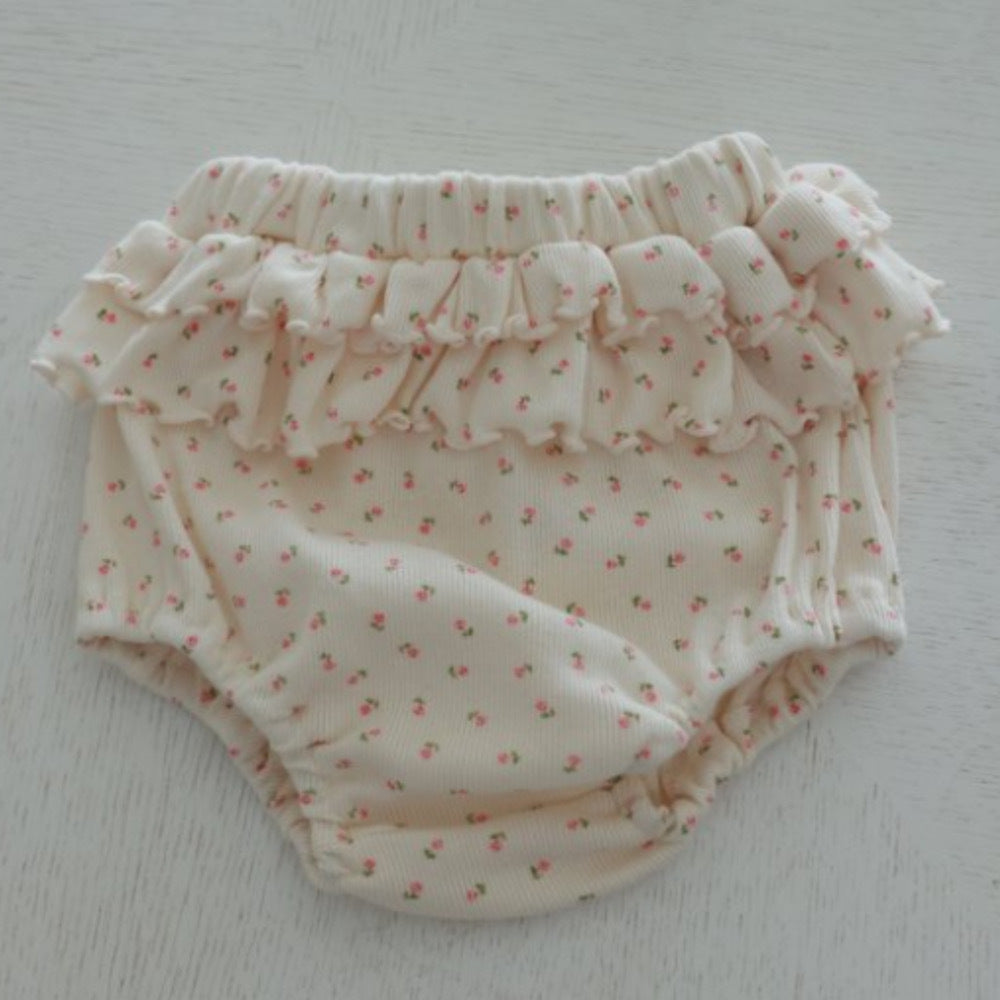 Baby Girls Flower Print Shorts Wholesale 240522146