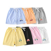 Baby Kid Girls Boys Cartoon Print Sports Shorts Wholesale 220411230