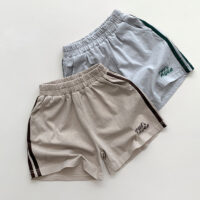 Baby Kid Girls Boys Solid Color Letters Shorts Wholesale 240802191