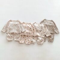 Baby Kid Girls Flower Fruit Print Sleepwears Wholesale 23101925