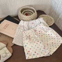 Baby Kid Girls Flower Love heart Shorts Wholesale 25060411