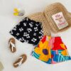 Baby Kid Girls Flower Print Shorts Wholesale 230302506