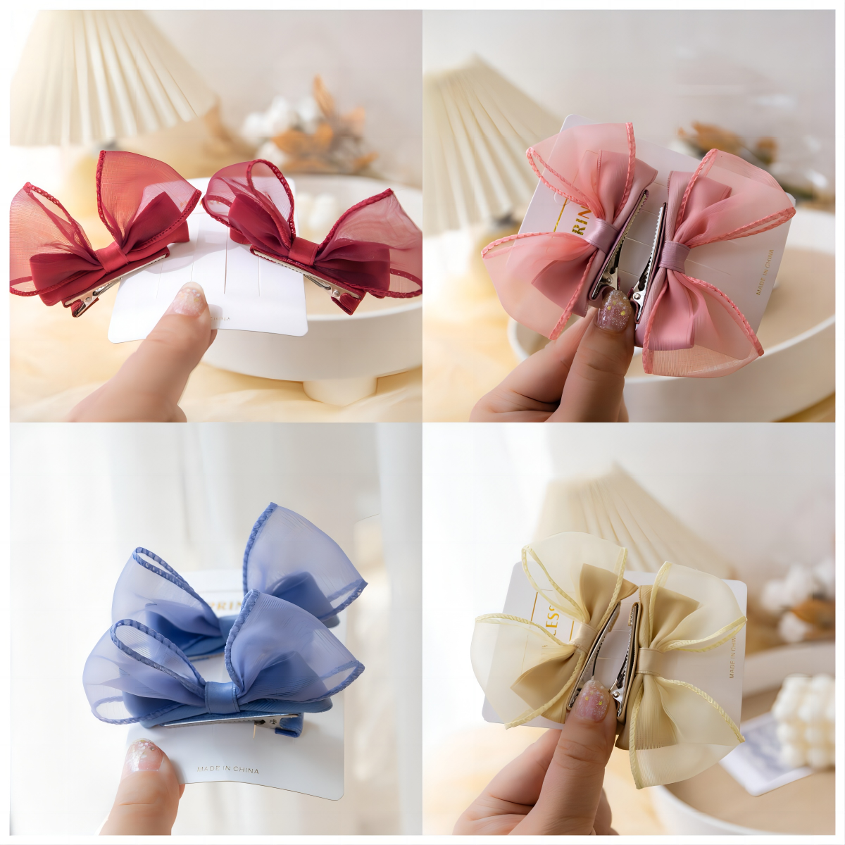 Baby Kid Girls Solid Color Bow Headwear Wholesale 220620537