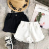Baby Kid Girls Solid Color Shorts Wholesale 220610309