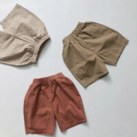 Baby Kid Unisex Solid Color Shorts Wholesale 220505531