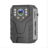 Body Camera 360°Rotatable Lens 1080P HD Anti Shake Body Cam With Back Clip 1800mAh Battery Night Vision For Travel Walking Delivery black