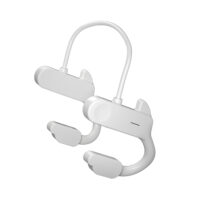 Bone Conduction Headphones Sports Wireless Earphones With Built-in Mic Sweat Resistant Headset Waterproof Sport Wireless Headphones For Running Cycling Workouts F3 white bagged