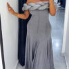 Braided Sexy Off-Shoulder Mermaid Gown
