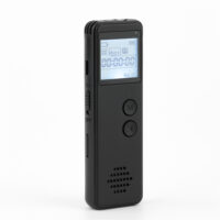 Digital Voice Recorder One Key Recording Remote Audio Mp3 Recorder Noise Reduction Voice Mp3 Record Player black