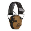 Electronic Ear Protection Earmuffs Noise Reduction Ultra-Thin Hearing Protector Muffs NRR 23dB Sand Color