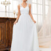 Elegant Wedding Dress Sleeveless Strap Evening Gown
