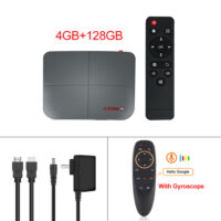 For Android 9.0 Tv Box 10.0 4+218g Media Player Smart Tv Box Tv Receiver 4+128G_Australian plug+G10S remote control