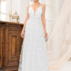 Formal Wedding Dress Luxury Strapless Evening Gown