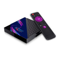 H96 Mini V8 Rk3228a 4k Smart Tv Box with Infrared Remote Control Support 1080p Wifi Quad Core UK Plug 2+16gb