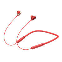In-Ear Headphones Neck Band Earbuds Noise Canceling Headphones Waterproof Sweat Resistant Low Latency Earphones For Running Outdoor Sports Hiking Jogging red