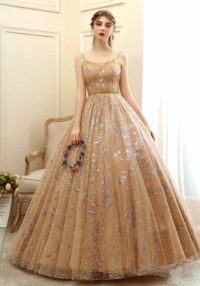 Luxury Strap A-Line Evening Dress Elegant Wedding Gown(Processing time need 3-6 days)