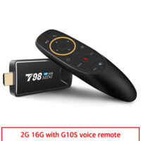 Mini Tv Stick Box Tv T98 Mini Tvbox Rk3318 Android10.0 Tv Box Media Player Tv Receiver 2+16g 2+16G_Australian plug+G10S remote control